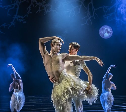 Matthew Bourne's SWAN LAKE. Will Bozier 'The Swan' and Dominic North 'The Prince'. Photo by Johan Persson (1)