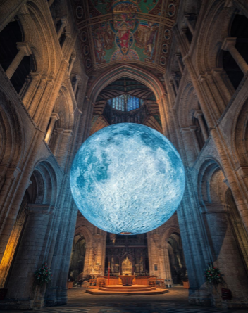 Luke Jerram Museum of the Moon Bristol Cathedral