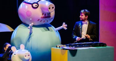 Peppa Pig my first concert Bristol. The popular children's cartoon performs with a full orchestra