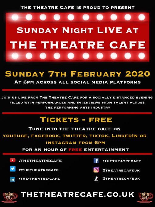 Theatre Café Sunday Night Live