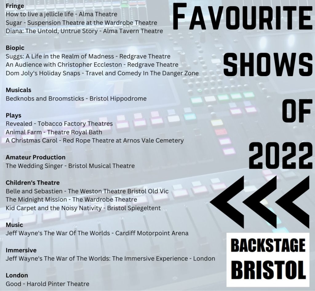 Favourite shows in Bristol this year