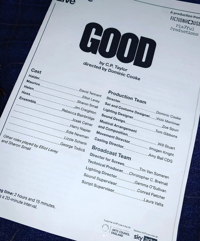 Good The Play National Theatre Live