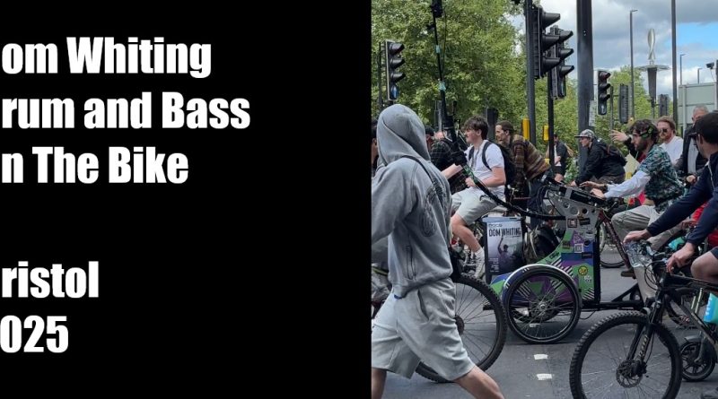 Dom Whiting Drum and Bass on the Bike Bristol