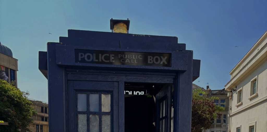 Stars of Time Comic Con Weston Super Mare 2025 Doctor Who Tardis