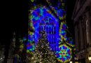 Theatres in Bath - Bath Abbey with Christmas lighting