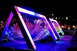 Bristol Light Festival swing Song Portland Square St Pauls