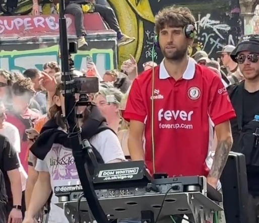 Dom Whiting Bristol DNB On The Bike at Turbo Island