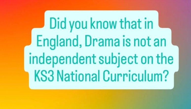 Campaign to Make Drama Mandatory For Key Stage 3