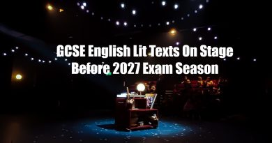 GCSE Texts On Stage 2026/2027