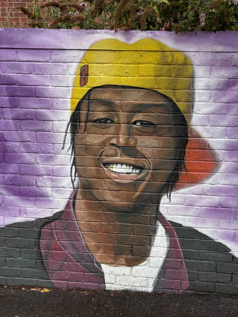 A mural of Eddie King in St Paul’s Bristol